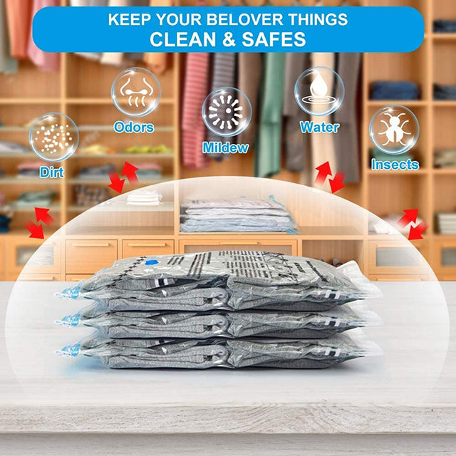 Strong Reusable Vacuum Bags 80cm x 100cm